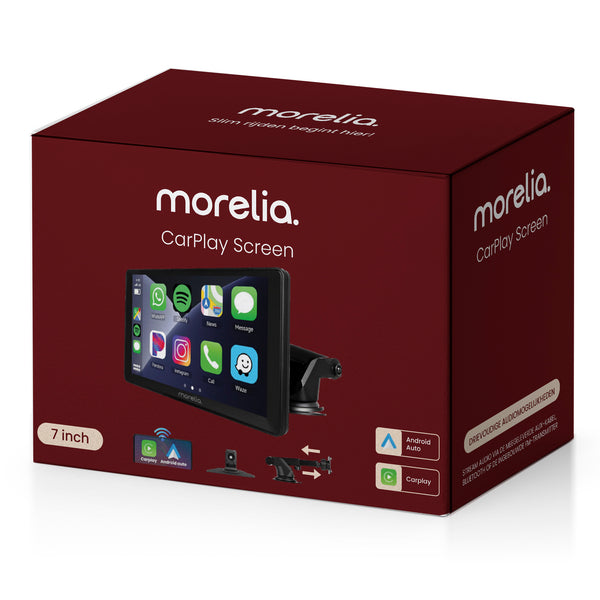Morelia® Carplay Scherm - 7 inch - Geschikt Voor Apple & Android