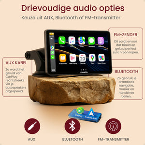 Morelia® Carplay Scherm - 7 inch - Geschikt Voor Apple & Android